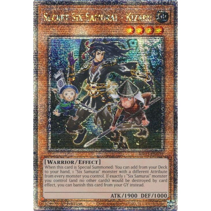 Image for Secret Six Samurai - Kizaru (Quarter Century Secret Rare) (RA03-EN017) - YuGiOh