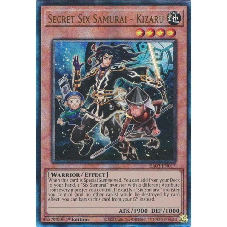 Image for Secret Six Samurai - Kizaru (PUR) (RA03-EN017) - YuGiOh