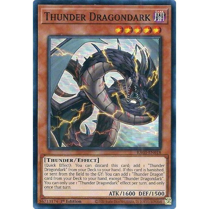 Image for Thunder Dragondark (RA03-EN018) - YuGiOh