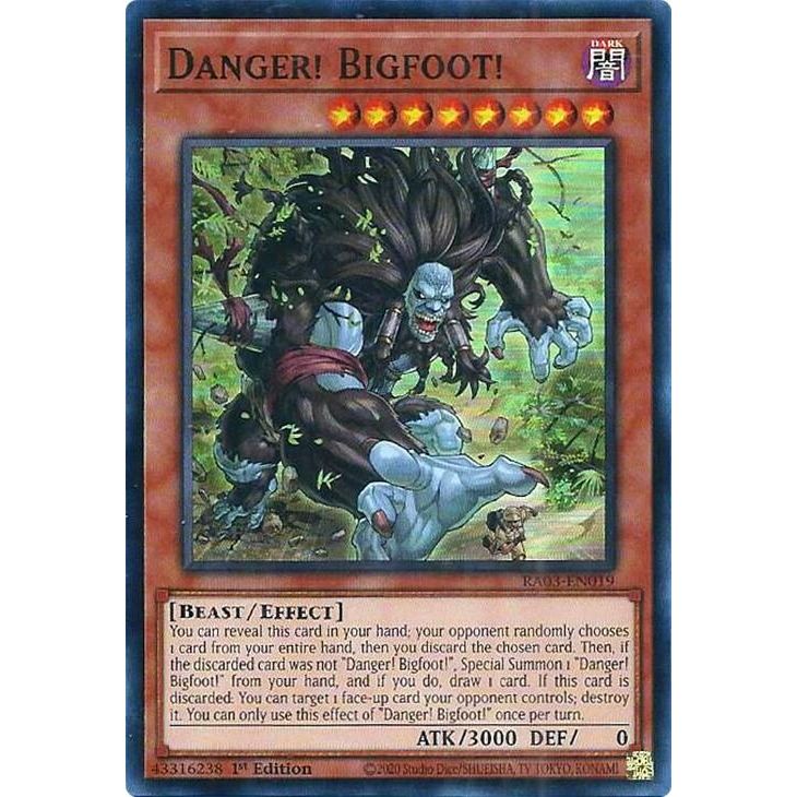 Image for Danger! Bigfoot! (RA03-EN019) - YuGiOh