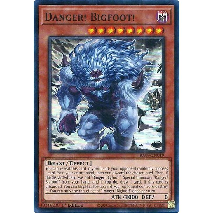 Image for Danger! Bigfoot! (Alternate Art) (RA03-EN019) - YuGiOh