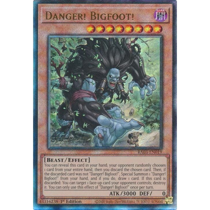 Image for Danger! Bigfoot! (PUR) (RA03-EN019) - YuGiOh