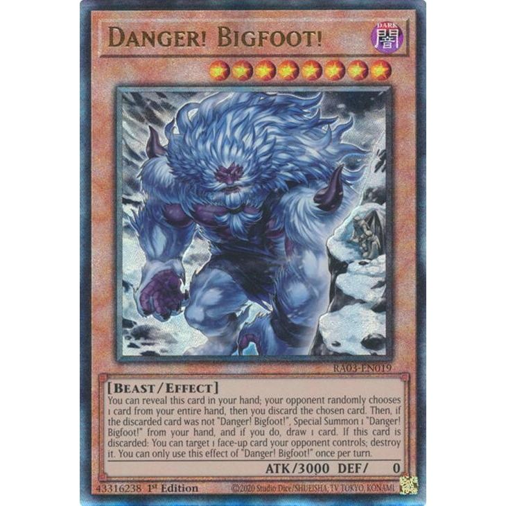 Image for Danger! Bigfoot! (Alternate Art) (PUR) (RA03-EN019) - YuGiOh