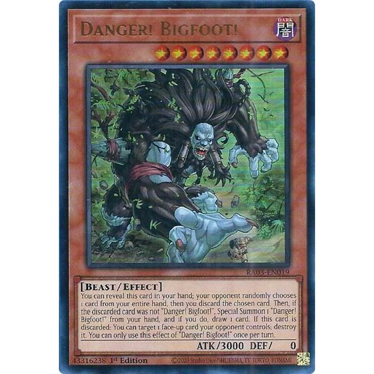 Image for Danger! Bigfoot! (UR) (RA03-EN019) - YuGiOh