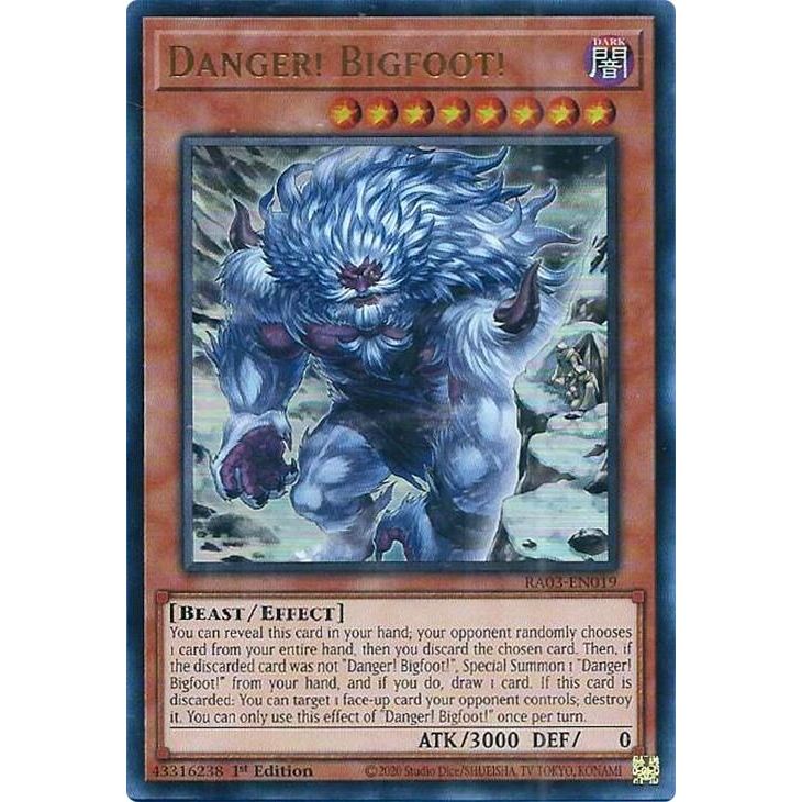 Image for Danger! Bigfoot! (Alternate Art) (UR) (RA03-EN019) - YuGiOh