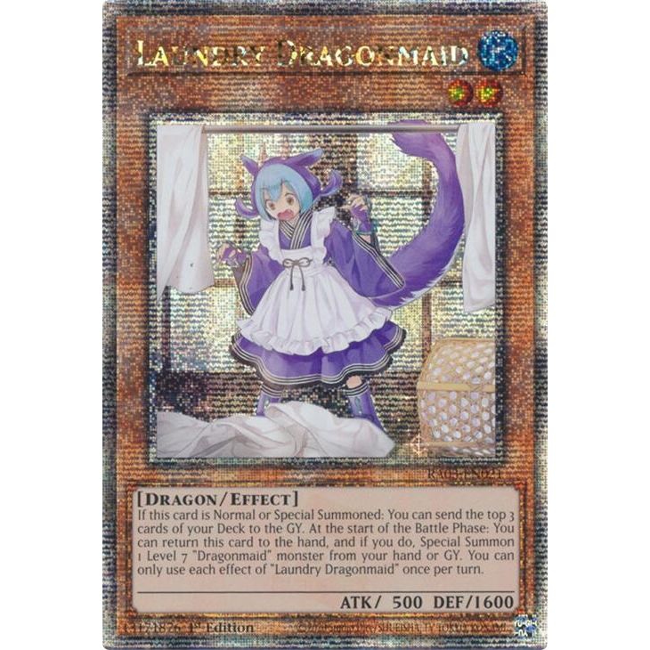 Image for Laundry Dragonmaid (Quarter Century Secret Rare) (RA03-EN021) - YuGiOh