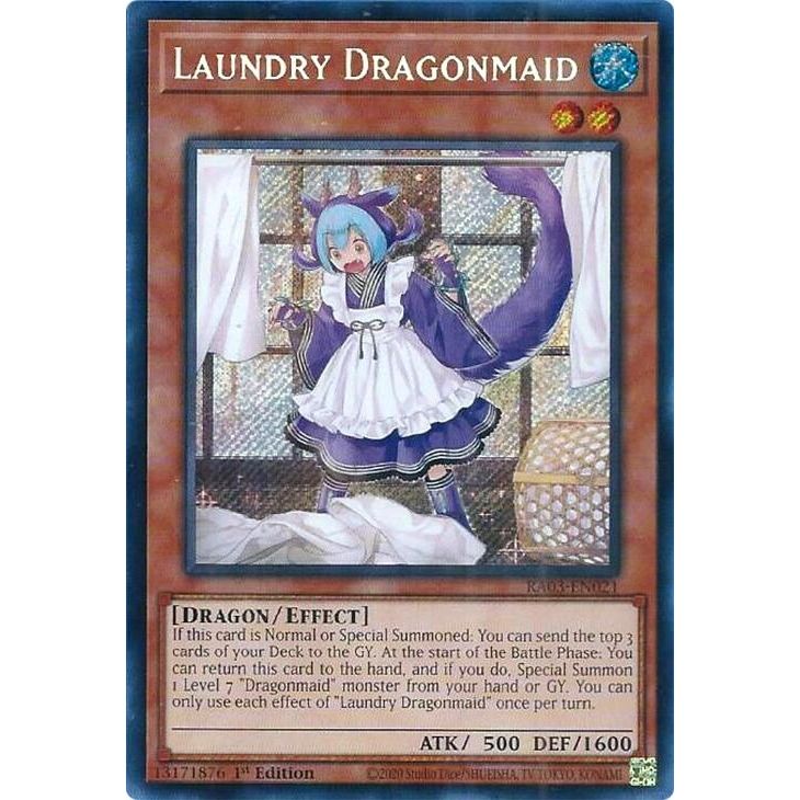 Image for Laundry Dragonmaid (Secret Rare) (RA03-EN021) - YuGiOh