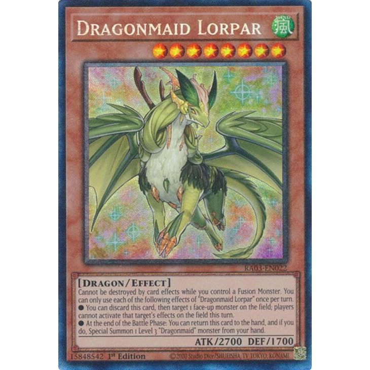 Image for Dragonmaid Lorpar (PCR) (RA03-EN022) - YuGiOh