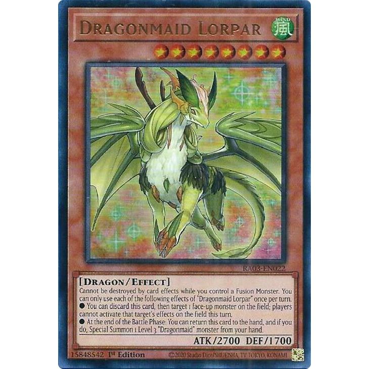 Image for Dragonmaid Lorpar (UR) (RA03-EN022) - YuGiOh