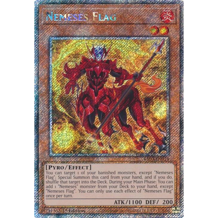 Image for Nemeses Flag (Platinum Secret Rare) (RA03-EN024) - YuGiOh
