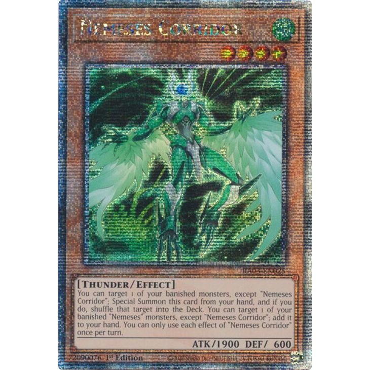 Image for Nemeses Corridor (Quarter Century Secret Rare) (RA03-EN025) - YuGiOh