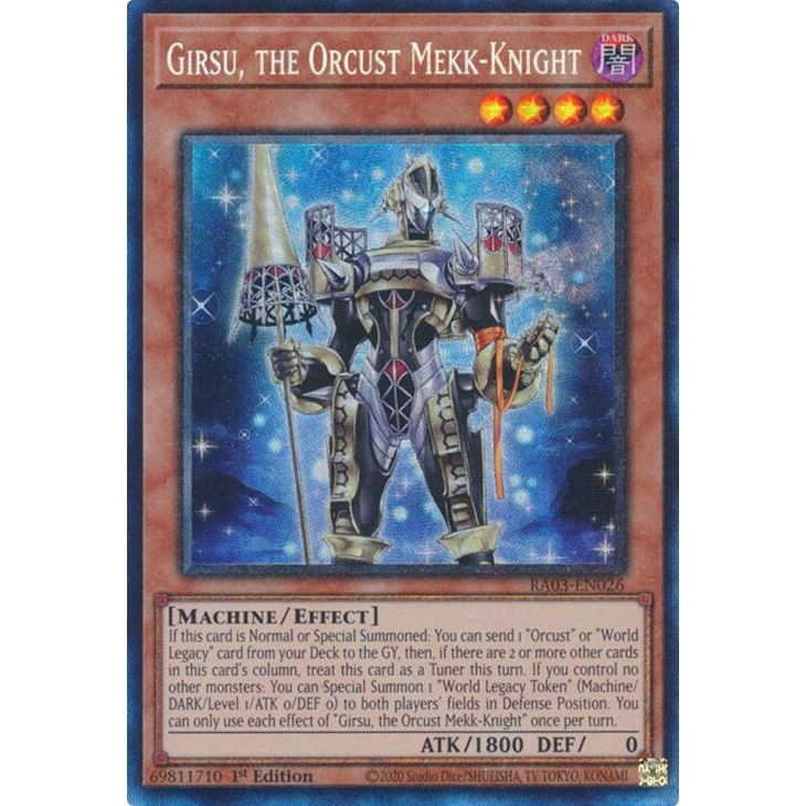 Image for Girsu, the Orcust Mekk-Knight (PCR) (RA03-EN026) - YuGiOh