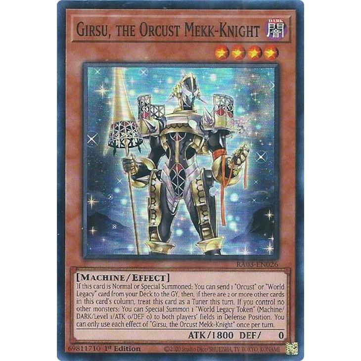 Image for Girsu, the Orcust Mekk-Knight (RA03-EN026) - YuGiOh