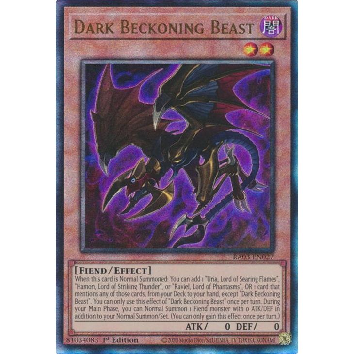 Image for Dark Beckoning Beast (PUR) (RA03-EN027) - YuGiOh