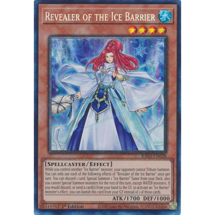 Image for Revealer of the Ice Barrier (PCR) (RA03-EN028) - YuGiOh