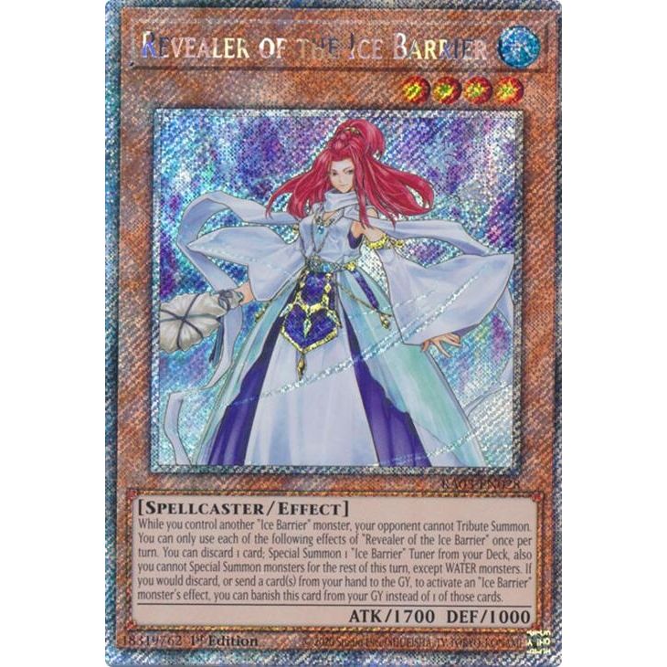 Image for Revealer of the Ice Barrier (Platinum Secret Rare) (RA03-EN028) - YuGiOh
