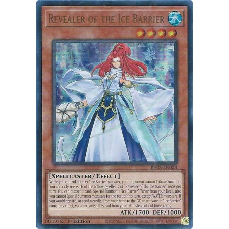 Image for Revealer of the Ice Barrier (UR) (RA03-EN028) - YuGiOh