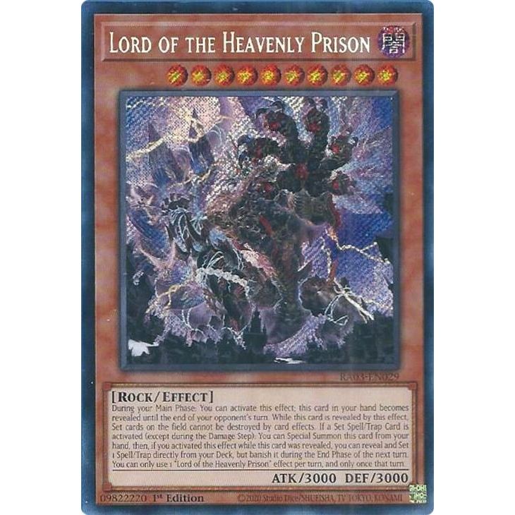 Image for Lord of the Heavenly Prison (Secret Rare) (RA03-EN029) - YuGiOh