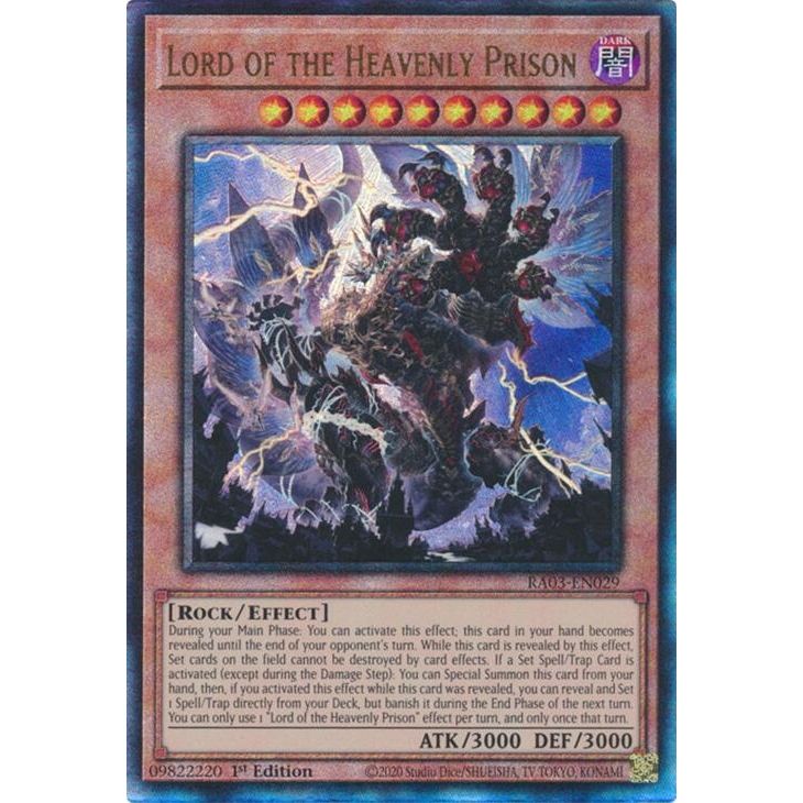 Image for Lord of the Heavenly Prison (PUR) (RA03-EN029) - YuGiOh