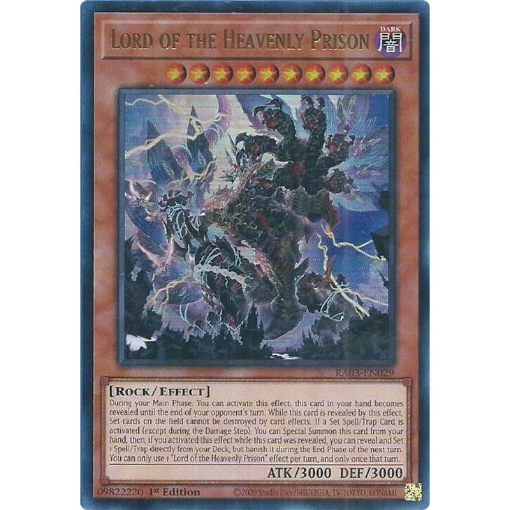 Image for Lord of the Heavenly Prison (UR) (RA03-EN029) - YuGiOh