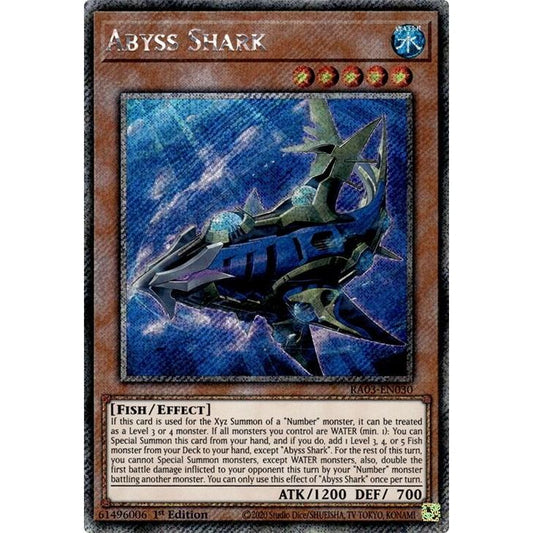 Image for Abyss Shark (Platinum Secret Rare) (RA03-EN030) - YuGiOh