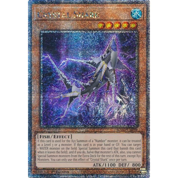 Image for Crystal Shark (Quarter Century Secret Rare) (RA03-EN031) - YuGiOh