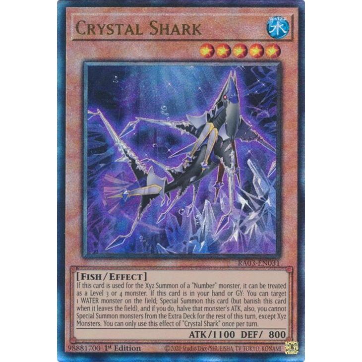 Image for Crystal Shark (PUR) (RA03-EN031) - YuGiOh