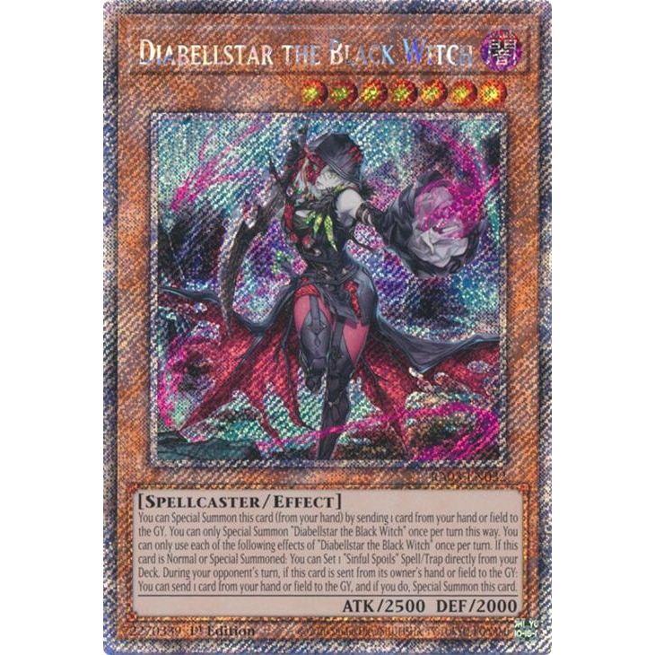 Image for Diabellstar the Black Witch (Platinum Secret Rare) (RA03-EN032) - YuGiOh