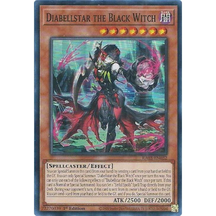 Image for Diabellstar the Black Witch (RA03-EN032) - YuGiOh