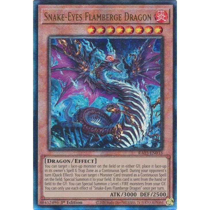 Image for Snake-Eyes Flamberge Dragon (PUR) (RA03-EN033) - YuGiOh