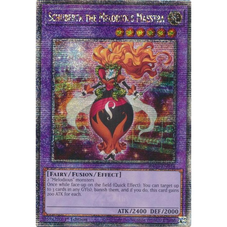 Image for Schuberta the Melodious Maestra (Quarter Century Secret Rare) (RA03-EN034) - YuGiOh