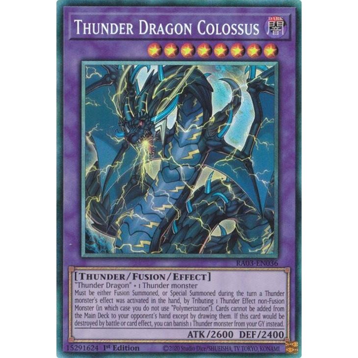 Image for Thunder Dragon Colossus (PCR) (RA03-EN036) - YuGiOh