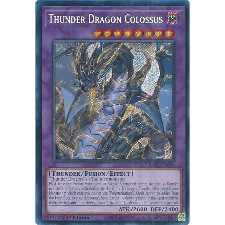 Image for Thunder Dragon Colossus (Secret Rare) (RA03-EN036) - YuGiOh