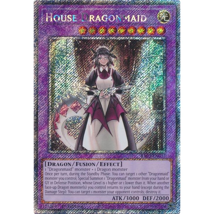 Image for House Dragonmaid (Platinum Secret Rare) (RA03-EN037) - YuGiOh