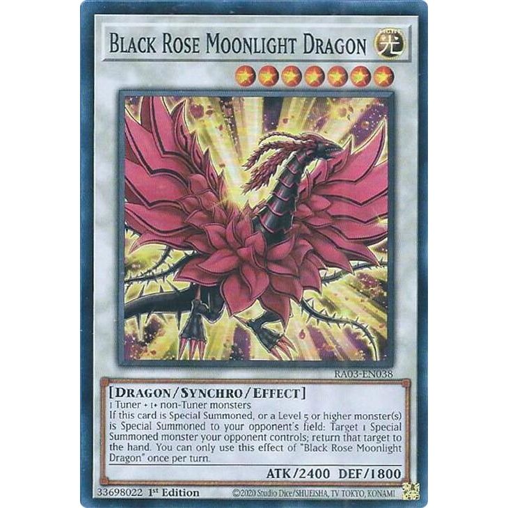 Image for Black Rose Moonlight Dragon (RA03-EN038) - YuGiOh