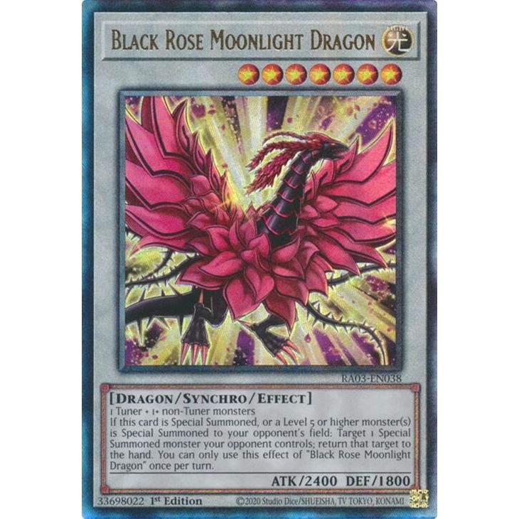 Image for Black Rose Moonlight Dragon (PUR) (RA03-EN038) - YuGiOh