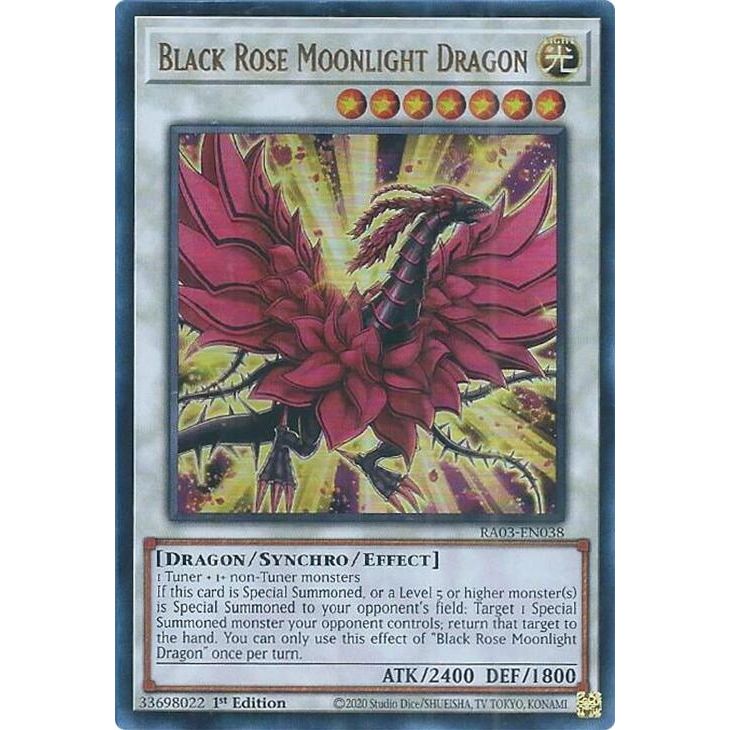 Image for Black Rose Moonlight Dragon (UR) (RA03-EN038) - YuGiOh
