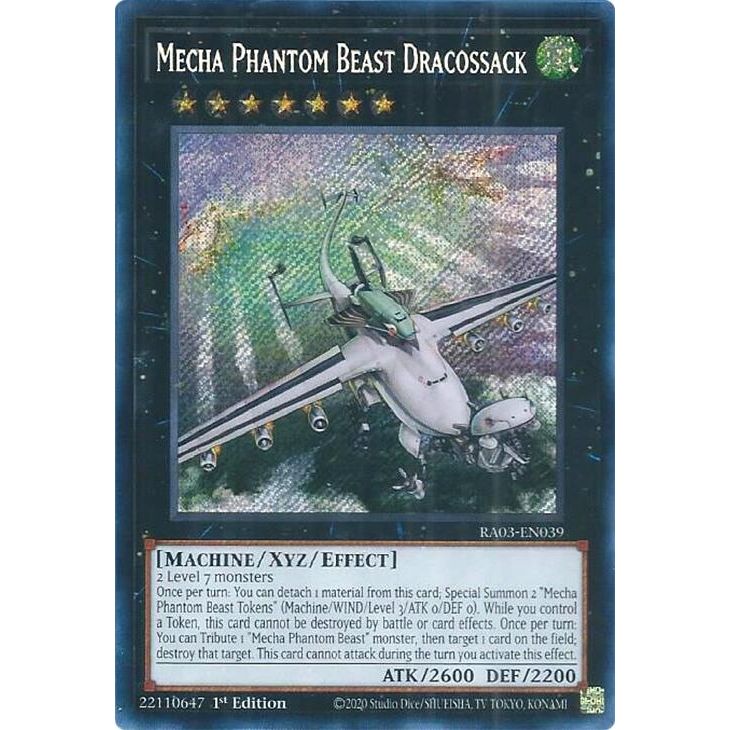 Image for Mecha Phantom Beast Dracossack (Secret Rare) (RA03-EN039) - YuGiOh