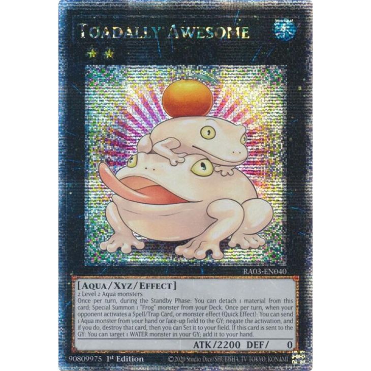 Image for Toadally Awesome (Quarter Century Secret Rare) (RA03-EN040) - YuGiOh