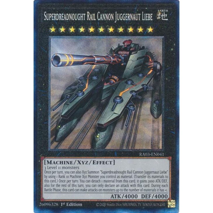 Image for Superdreadnought Rail Cannon Juggernaut Liebe (PCR) (RA03-EN041) - YuGiOh