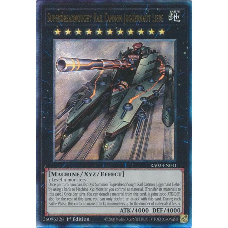 Image for Superdreadnought Rail Cannon Juggernaut Liebe (PUR) (RA03-EN041) - YuGiOh