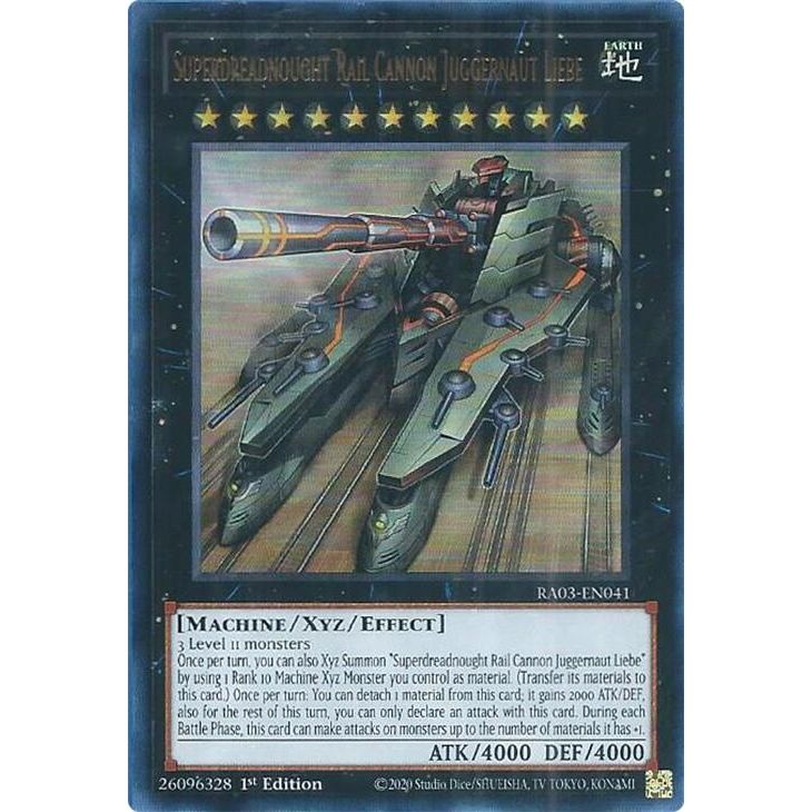 Image for Superdreadnought Rail Cannon Juggernaut Liebe (UR) (RA03-EN041) - YuGiOh