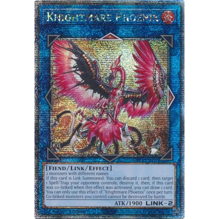 Image for Knightmare Phoenix (Quarter Century Secret Rare) (RA03-EN042) - YuGiOh
