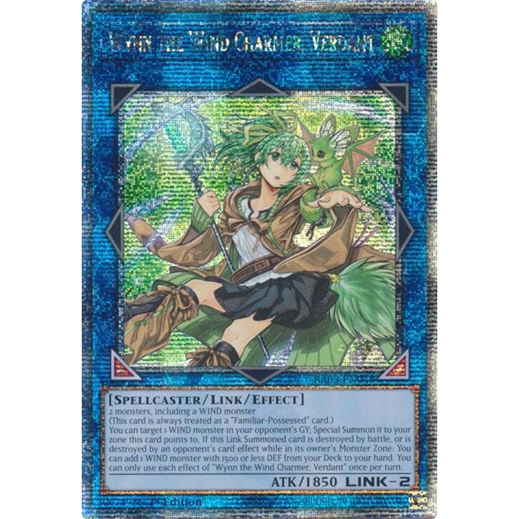 Image for Wynn the Wind Charmer, Verdant (Quarter Century Secret Rare) (RA03-EN045) - YuGiOh