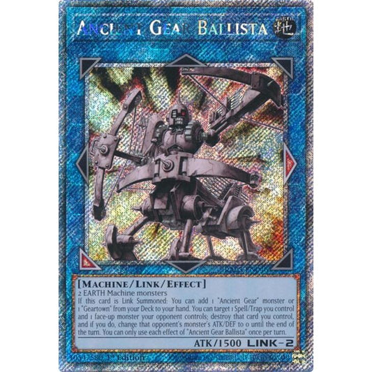 Image for Ancient Gear Ballista (Platinum Secret Rare) (RA03-EN046) - YuGiOh