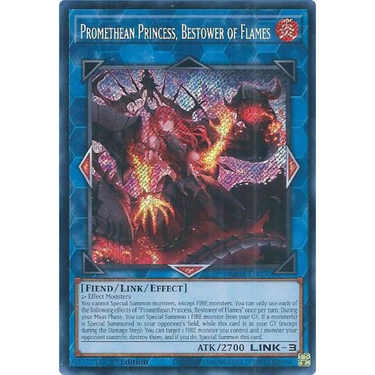 Image for Promethean Princess, Bestower of Flames (Secret Rare) (RA03-EN050) - YuGiOh