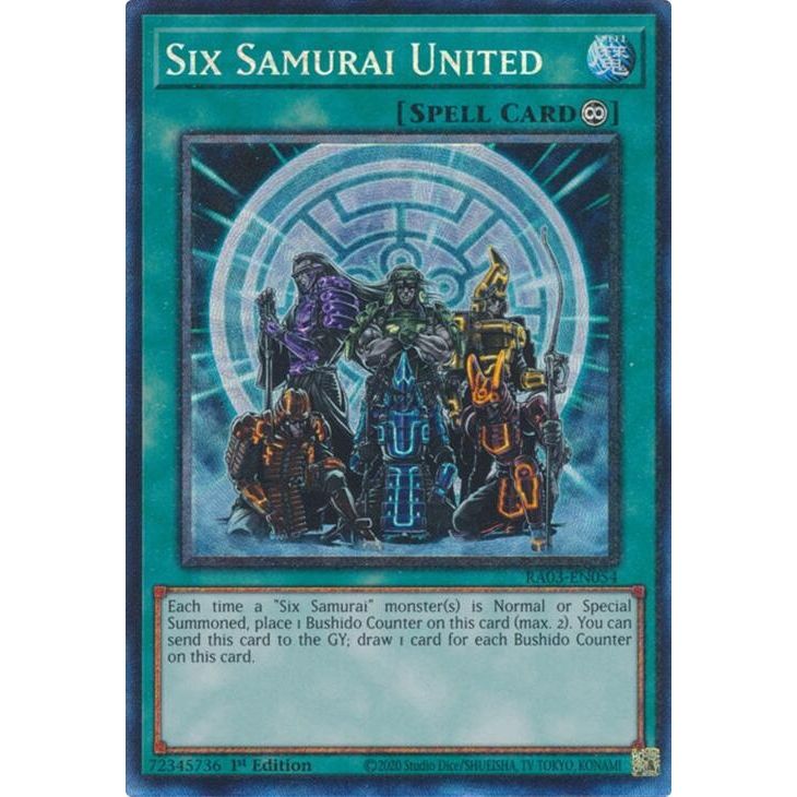 Image for Six Samurai United (PCR) (RA03-EN054) - YuGiOh