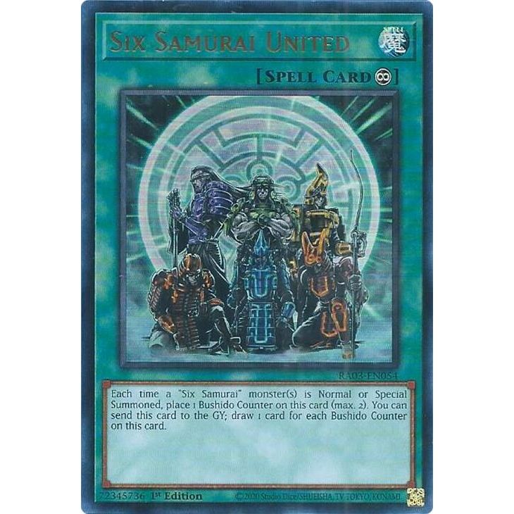 Image for Six Samurai United (UR) (RA03-EN054) - YuGiOh