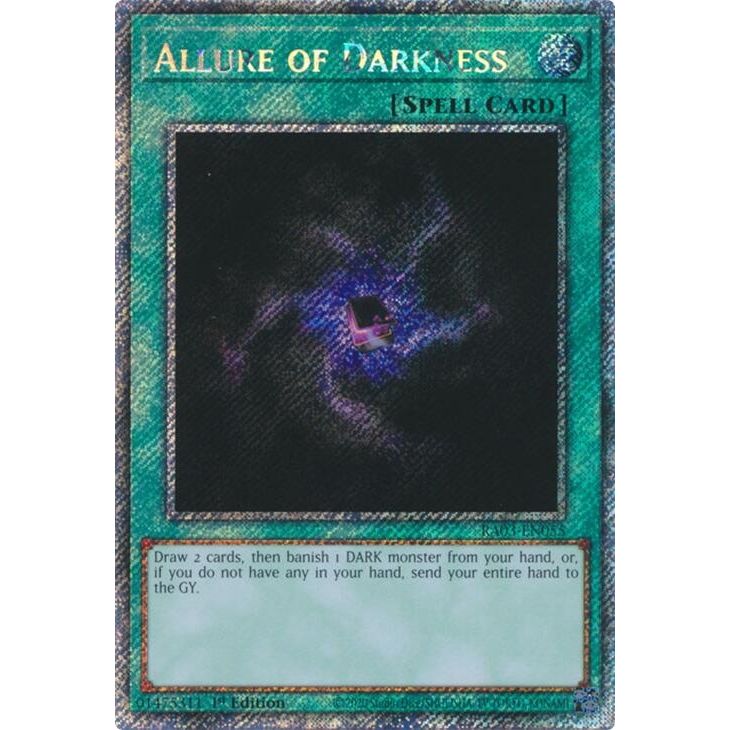Image for Allure of Darkness (Platinum Secret Rare) (RA03-EN055) - YuGiOh