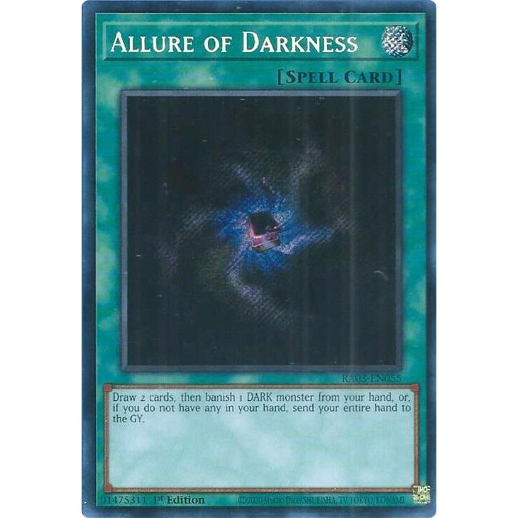 Image for Allure of Darkness (Secret Rare) (RA03-EN055) - YuGiOh